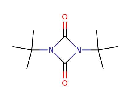 Molecular Structure of 30885-14-4 (1,3-di-tert-butyl-1,3-diazetidine-2,4-dione)