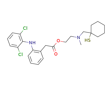 2-{Methyl[(sulfanylcyclohexyl)methyl]amino}ethyl-2-{2-[(2,6-dichlorophenyl)amino]phenyl}acetate