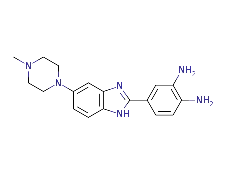 2-amino-4-<5'-(4''-methylpiperazin-1''-yl)benzimidazol-2'-yl>aniline