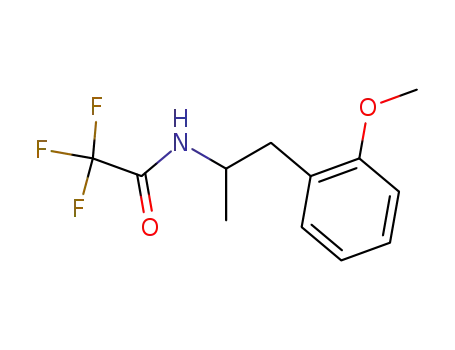 (+/-)-N-trifluoroacetyl-1-(2-methoxyphenyl)-2-aminopropane