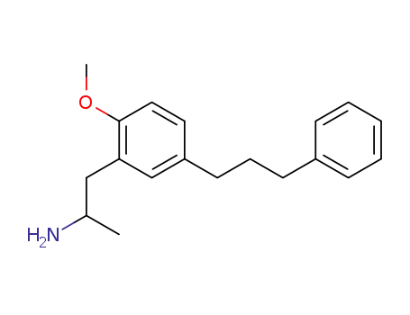 2-[2-methoxy-5-(3-phenyl-propyl)-phenyl]-1-methyl-ethylamine