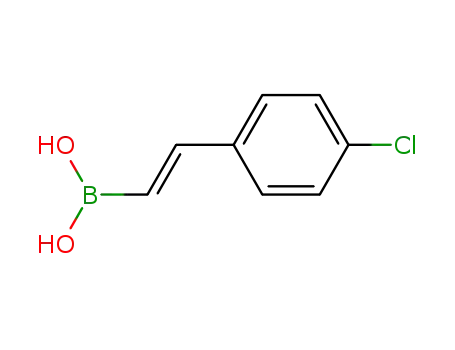 Molecular Structure of 154230-29-2 (TRANS-2-(4-CHLOROPHENYL)VINYLBORONIC ACID)