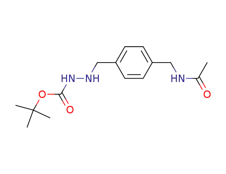 tert-butyl 2-{4-[(acetylamino)methyl]benzyl}-1-hydrazine carboxylate