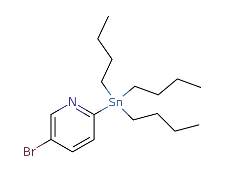 Molecular Structure of 611168-46-8 (5-Bromo-2-(tributylstannyl)pyridine)