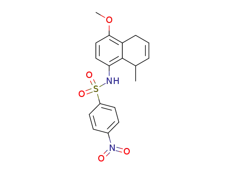 N-(4-methoxy-8-methyl-5,8-dihydro-naphthalen-1-yl)-4-nitro-benzenesulfonamide