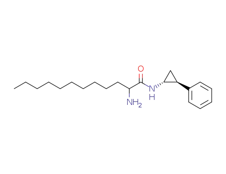 2-amino-N-(2-phenylcyclopropyl)dodecanamide