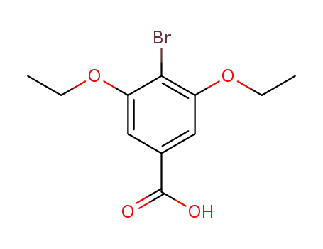 Molecular Structure of 363166-41-0 (4-Bromo-3,5-diethoxybenzoic acid)