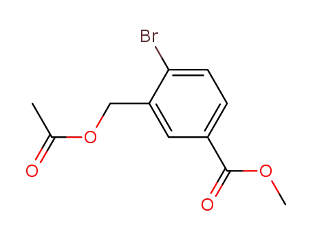 methyl 3-(acetyloxy)methyl-4-bromobenzoate