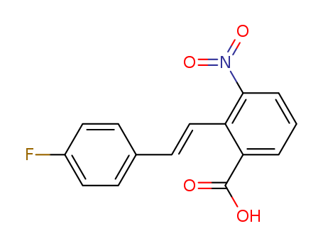 2-[trans-2-(4-Fluorophenyl)vinyl]-3-nitrobenzoic acid
