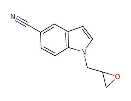 1-oxiranylmethylindole-5-carbonitrile