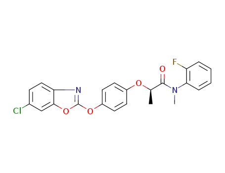 (2R)-2-[4-[(6-chloro-1,3-benzoxazol-2-yl)oxy]phenoxy]-N-(2-fluorophenyl)-N-methylpropanamide