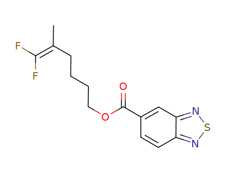 6,6-difluoro-5-methyl-5-hexenyl benzo[1,2,5]thiadiazole-5-carboxylate