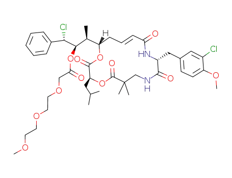 cryptophycin 55 3,6,9-tioxadecanoate