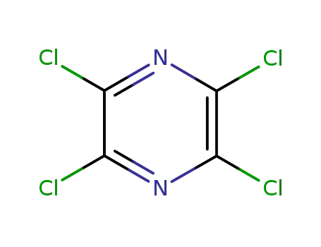 Molecular Structure of 13484-50-9 (tetrachloropyrazine)