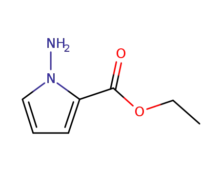 Molecular Structure of 628733-99-3 (1H-Pyrrole-2-carboxylicacid,1-amino-,ethylester(9CI))