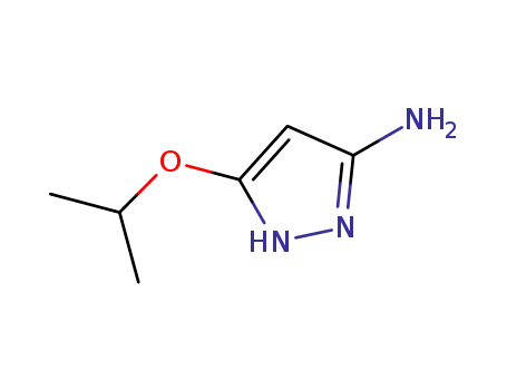 Molecular Structure of 121507-34-4 (1H-Pyrazol-3-amine,5-(1-methylethoxy)-(9CI))