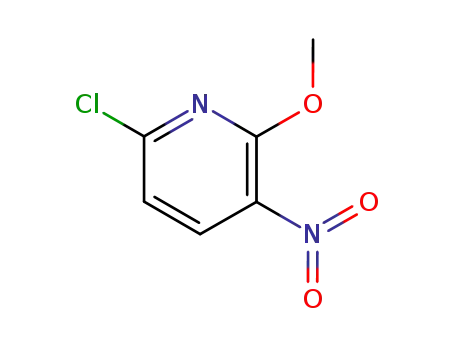 Molecular Structure of 40851-91-0 (6-Chloro-2-methoxy-3-nitropyridine)