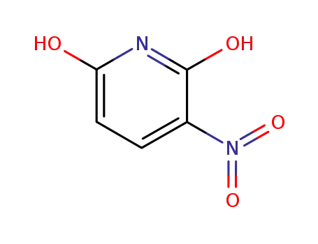 Molecular Structure of 16013-84-6 (2,6-DIHYDROXY-3-NITROPYRIDINE)