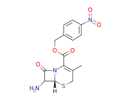 p-nitrobenzyl 7-amino-3-methyl-3-cephem-4-carboxylate