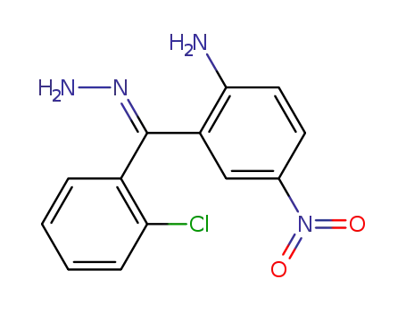 2-amino-2'-chloro-5-nitrobenzophenone hydrazone