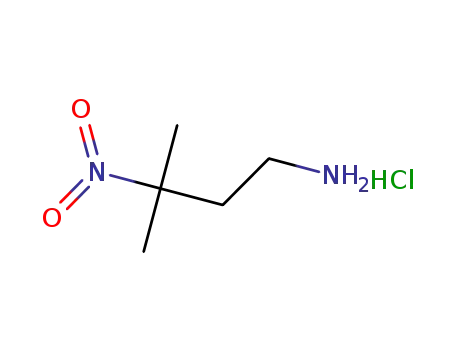Molecular Structure of 5336-19-6 (3-methyl-3-nitrobutan-1-amine)