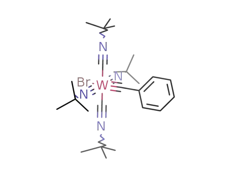 trans-bromo(tetra-tert-butylisonitrile)(phenylcarbyne)tungsten