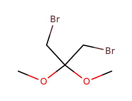 Molecular Structure of 22094-18-4 (1,3-Dibromo-2,2-dimethoxypropane)