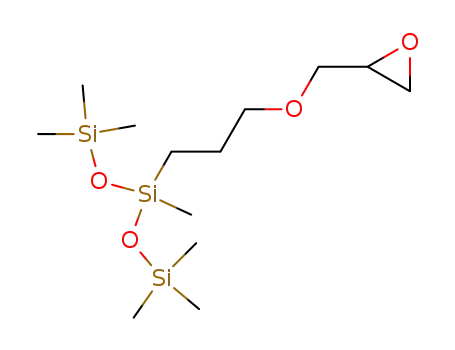 Molecular Structure of 7422-52-8 ((3-GLYCIDOXYPROPYL)BIS(TRIMETHYLSILOXY)METHYLSILANE)