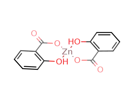 Molecular Structure of 16283-36-6 (Zinc salicylate)