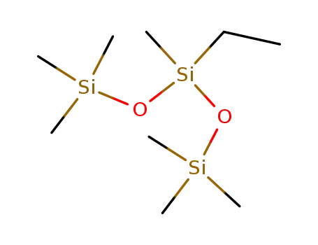 Molecular Structure of 17861-60-8 (3-ethylheptamethyltrisiloxane)
