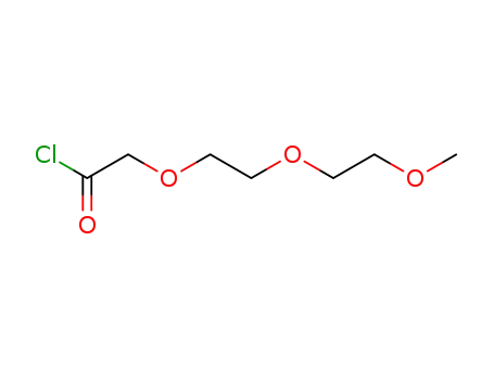 Molecular Structure of 63881-16-3 ([2-(2-METHOXY-ETHOXY)-ETHOXY]-ACETYL CHLORIDE)