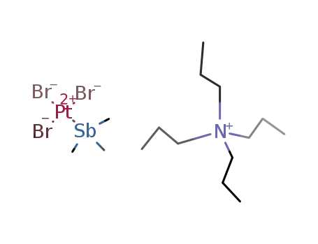(Pr4N)[PtBr3(trimethylstibine)]