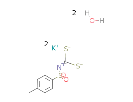 potassium N-4-methylphenylsulfonyldithiocarbimate dihydrate