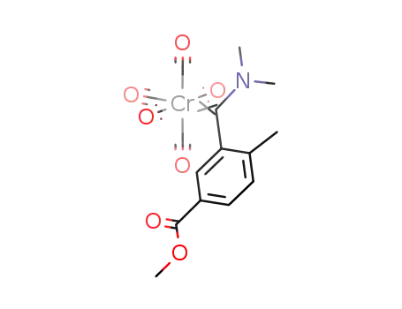 pentacarbonyl[(N,N-dimethylamino)(2-methyl-5-methoxycarbonylphenyl)carbene]chromium(0)