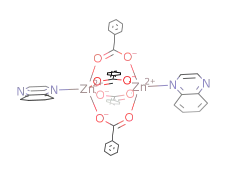 [Zn2(benzoate)4(quinoxaline)2]