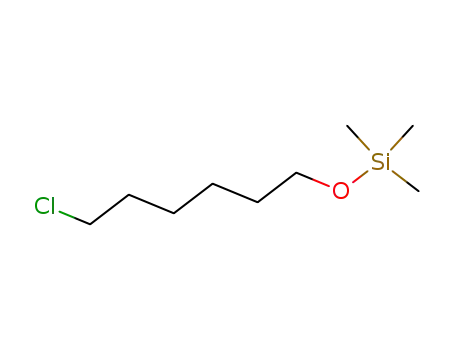Molecular Structure of 34714-00-6 (6-CHLORO-1-TRIMETHYLSILYLOXYHEXANE)