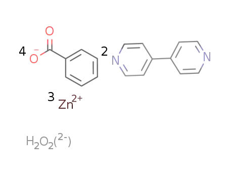 [Zn3(PhCO2)4(μ-OH)2(4,4'-bipyridine)2]n