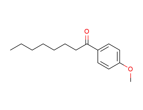 Molecular Structure of 62170-25-6 (1-Octanone, 1-(4-methoxyphenyl)-)