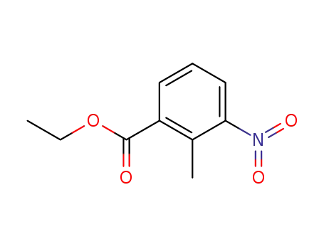 Molecular Structure of 59382-60-4 (Ethyl 2-methyl-3-nitrobenzoate)