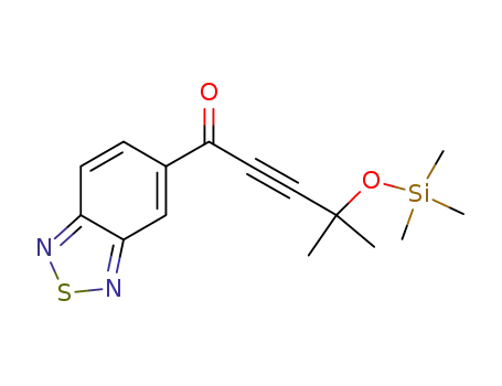 1-(benzo[c][1,2,5]thiadiazol-5-yl)-4-methyl-4-(trimethylsilyloxy)pent-2-yn-1-one