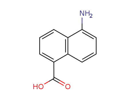 Molecular Structure of 32018-88-5 (5-AMINO-NAPHTHALENE-1-CARBOXYLIC ACID)