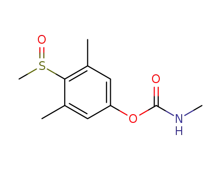 Phenol,3,5-dimethyl-4-(methylsulfinyl)-, 1-(N-methylcarbamate)                                                                                                                                          