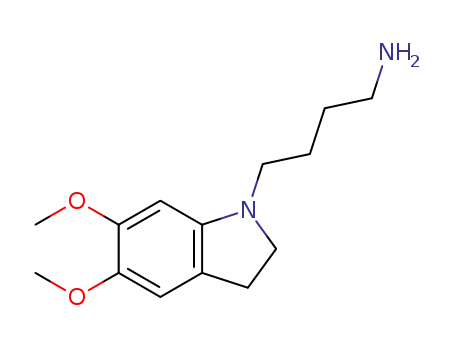4-(5,6-dimethoxyindolin-1-yl)butan-1-amine