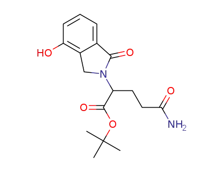 tert-butyl 5-amino-2-(4-hydroxy-1-oxoisoindolin-2-yl)-5-oxopentanoate