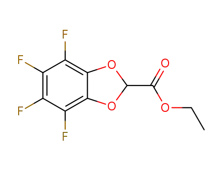 ethyl 4,5,6,7-tetrafluorobenzo[d]-1,3-dioxole-2-carboxylate