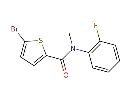 5-bromo-N-(2-fluorophenyl)-N-methylthiophene-2-carboxamide