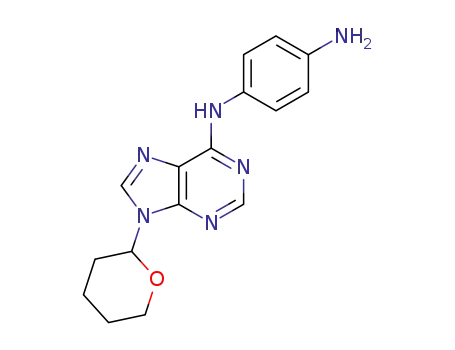 N1-(9-(tetrahydro-2H-pyran-2-yl)-9H-purin-6-yl)benzene-1,4-diamine