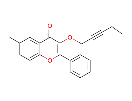 6-methyl-3-(pent-2-ynyloxy)-2-phenyl-4H-chromen-4-one