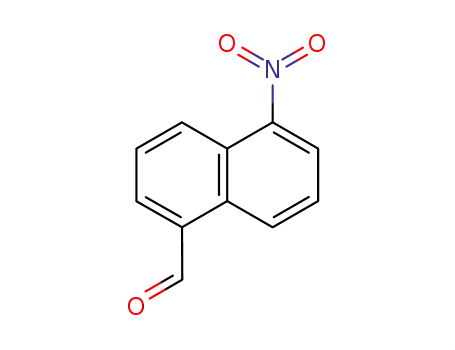 Molecular Structure of 6639-35-6 (5-nitronaphthalene-1-carbaldehyde)