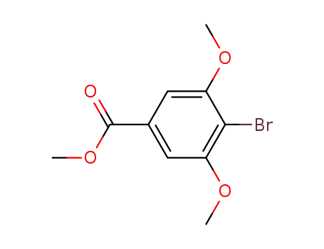 Molecular Structure of 26050-64-6 (methyl 4-bromo-3,5-dimethoxybenzoate)